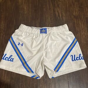 2020 UCLA Under Armour shorts white/blue Large